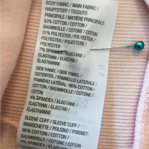 H by HALSTON Pink jacket size 16 full off-set zipper, long sleeve.Asymmetrical - Picture 10 of 11